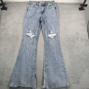 Rock And Roll Jeans‎ Womens 27x36 Blue Denim High Rise Flared Rodeo Cowgirl